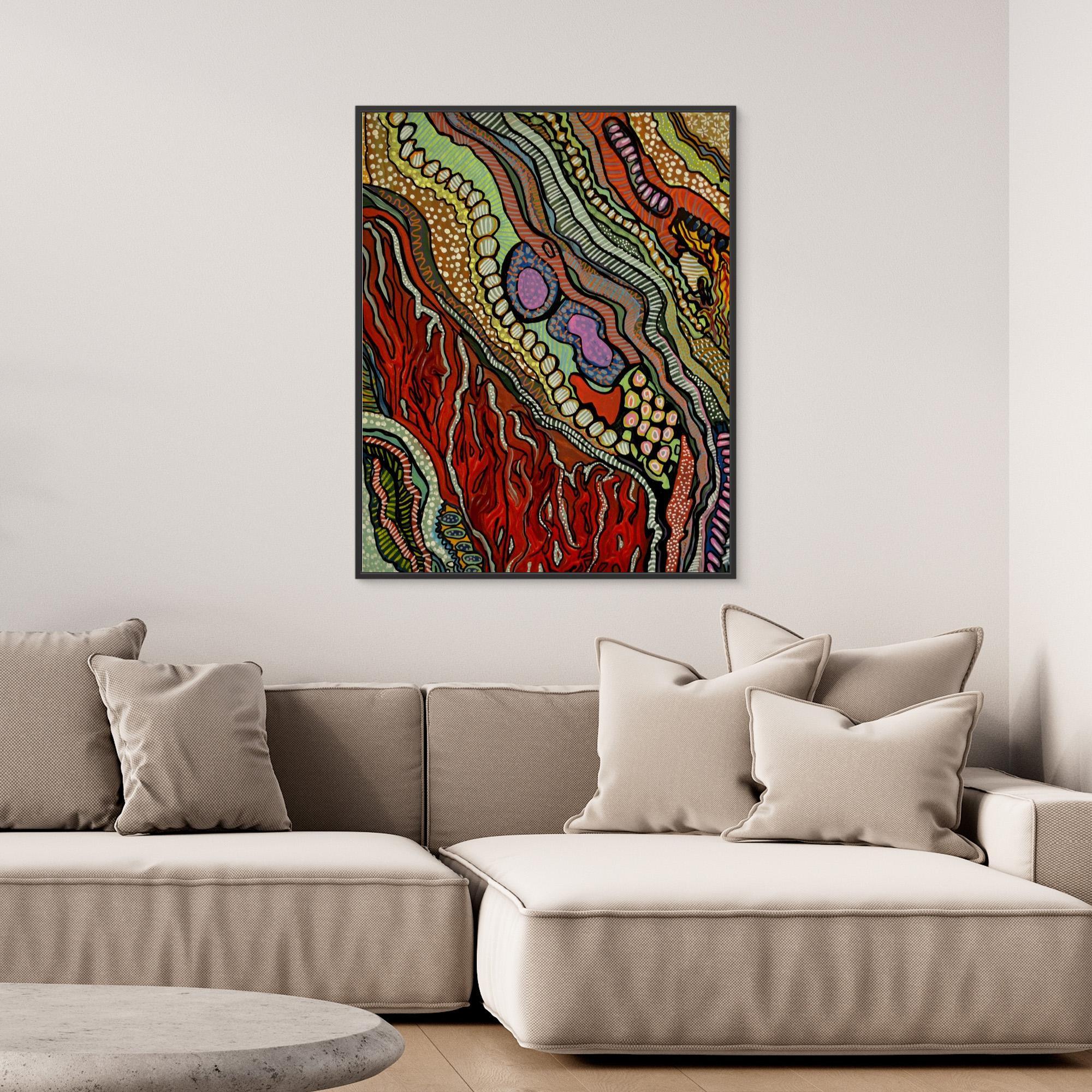 Canvas Print: Coral - Silvia Pusceddu | Contemporary Art Prints