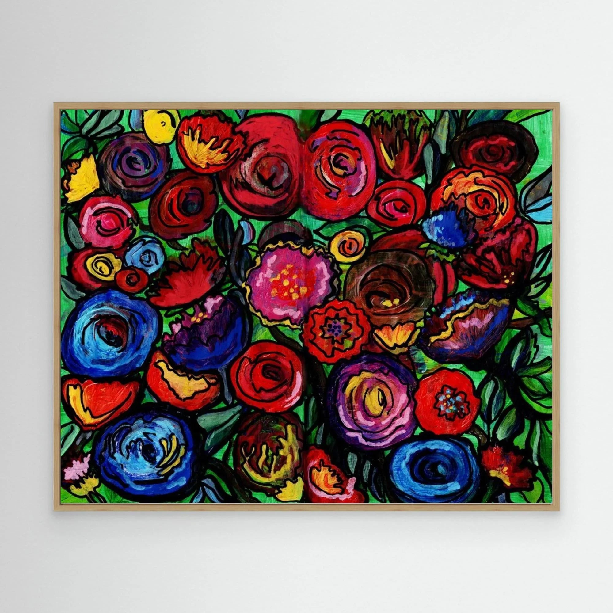 Canvas Print: Dusky Bloom - Silvia Pusceddu | Contemporary Art Prints