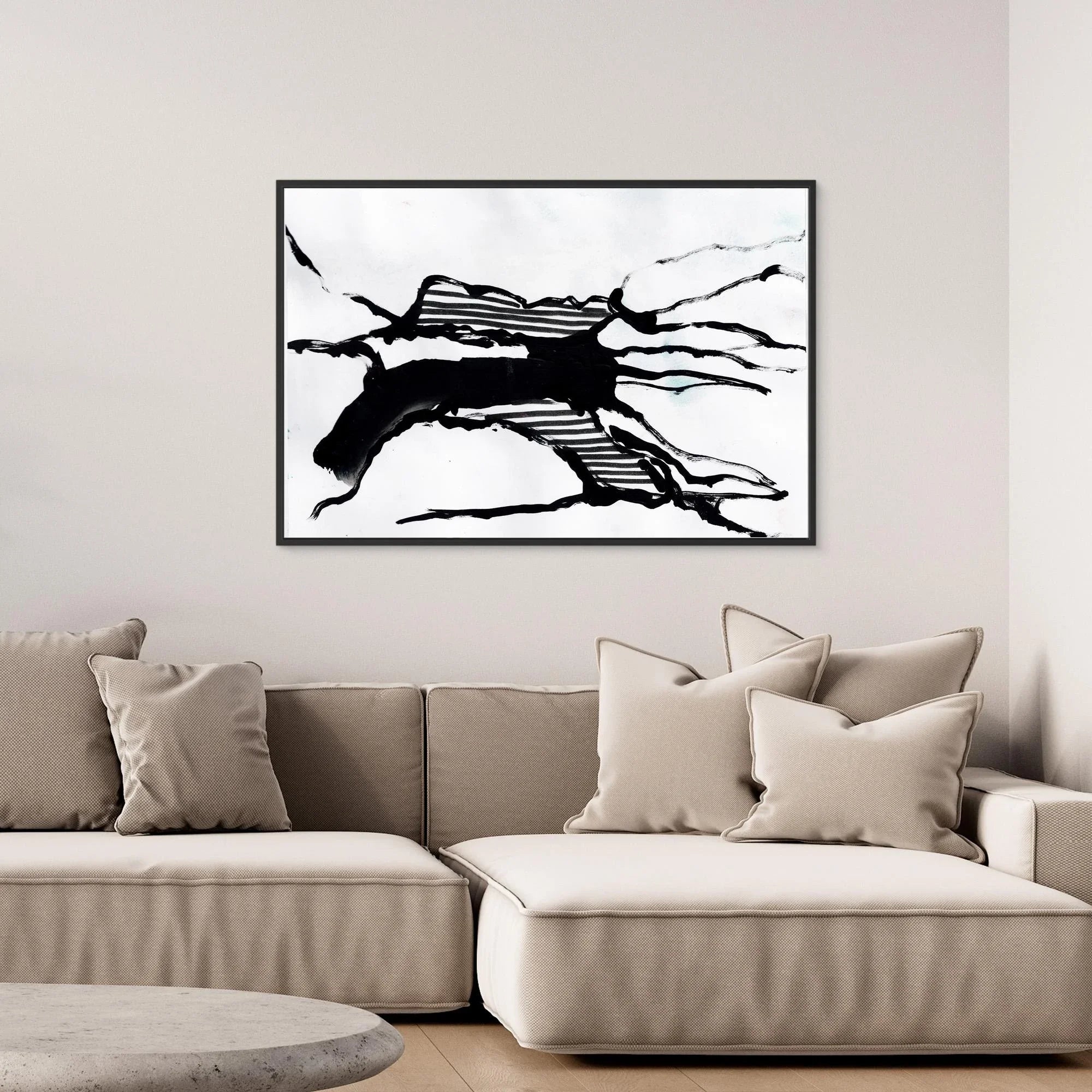 Canvas Print: Impact - Silvia Pusceddu | Contemporary Art Prints