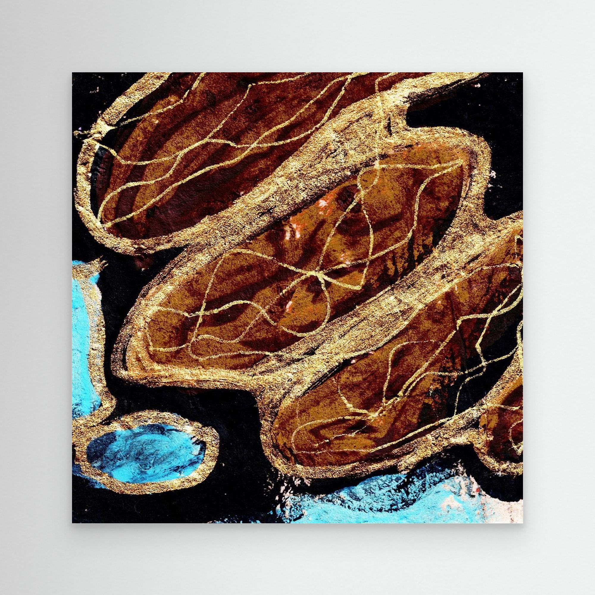 Canvas Print: Roots of Light - Silvia Pusceddu | Contemporary Art Prints