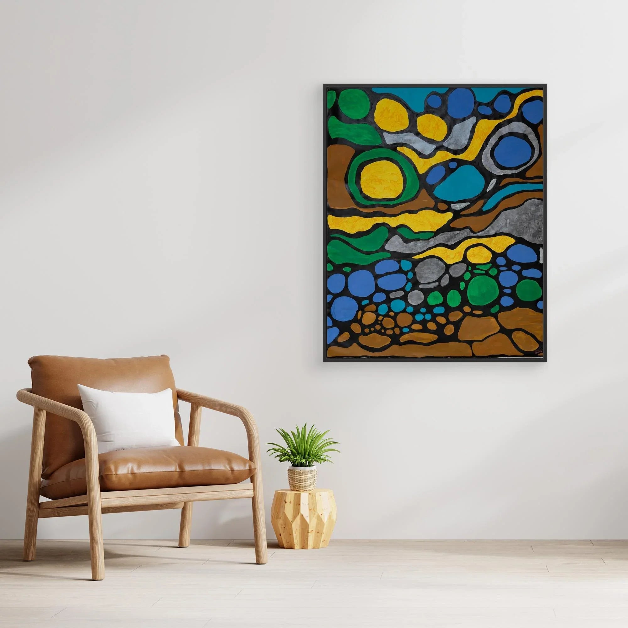 Canvas Print: Joyful - Silvia Pusceddu | Contemporary Art Prints