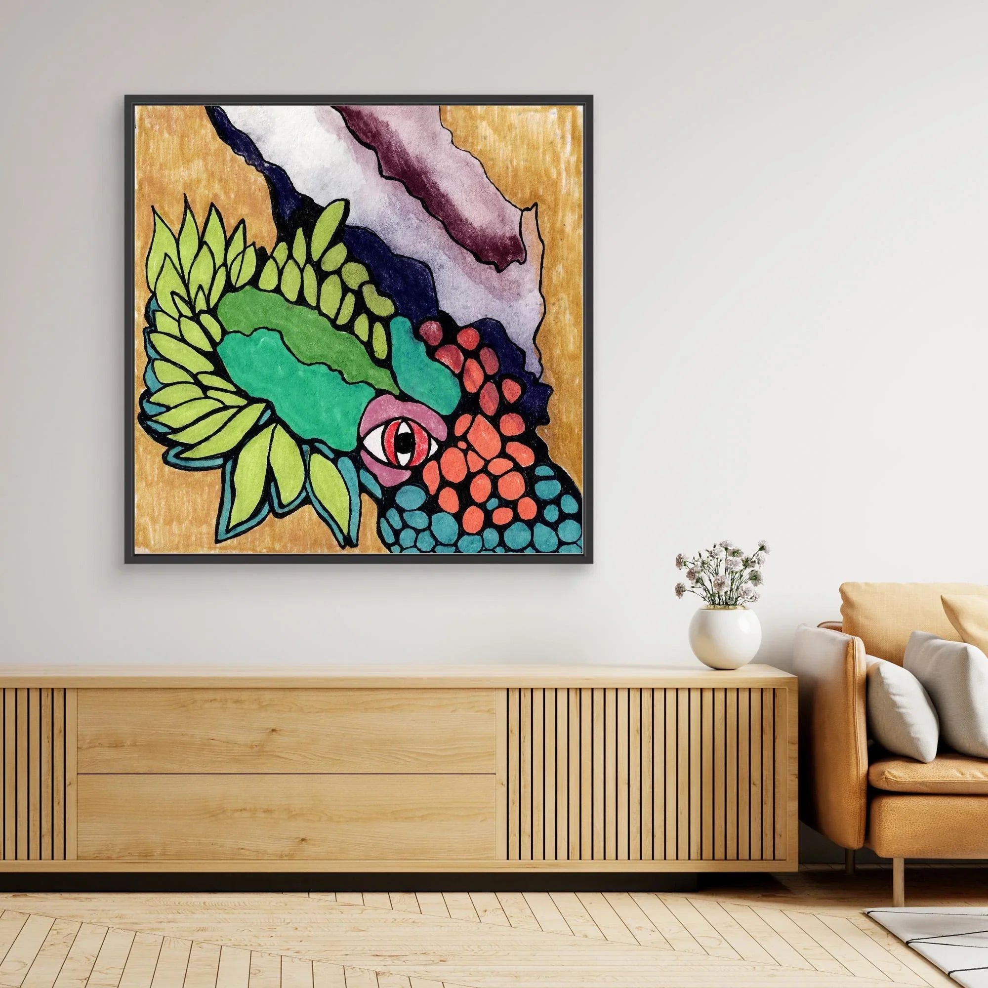 Canvas Print: Underneath - Silvia Pusceddu | Contemporary Art Prints