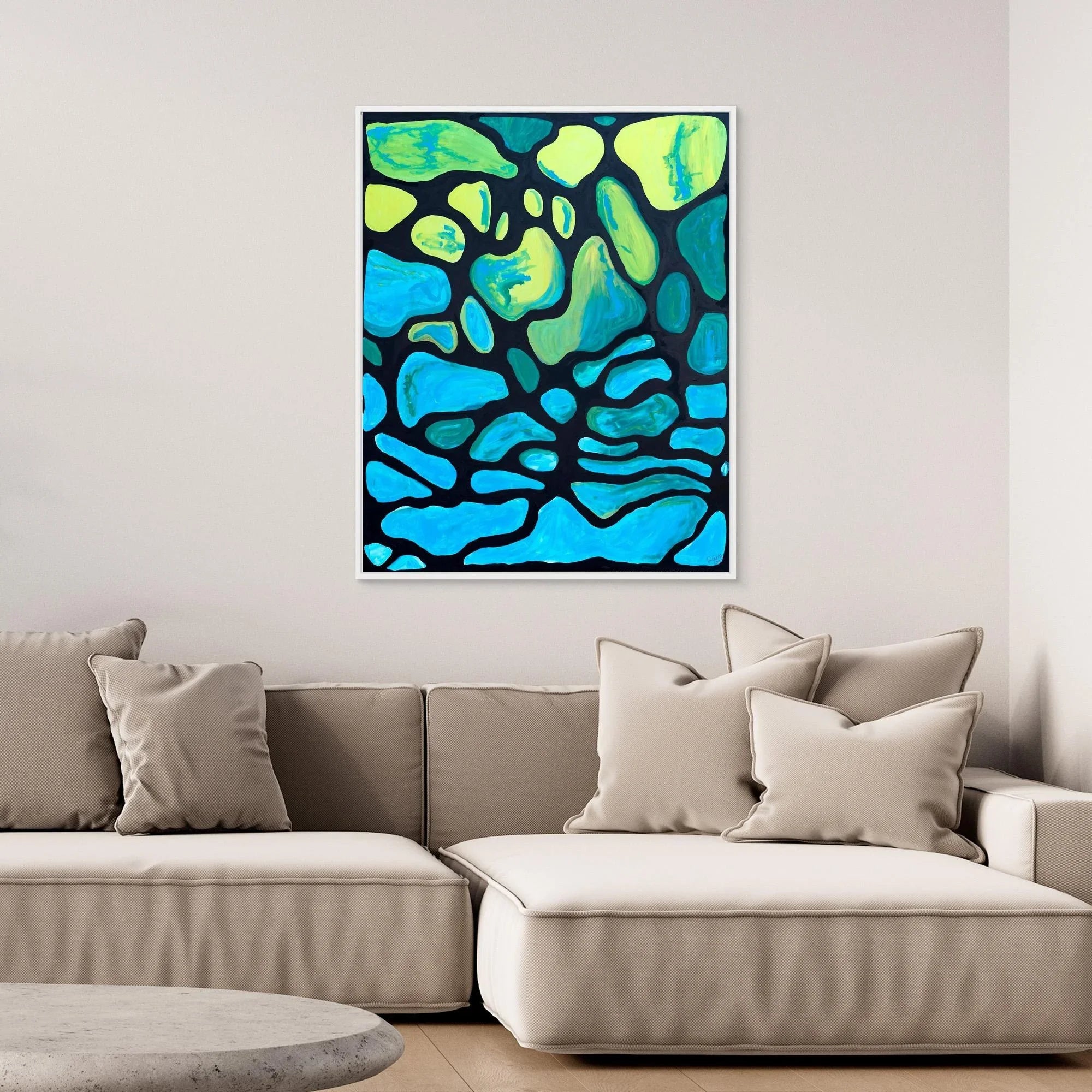 Canvas Print: Acqua - Silvia Pusceddu | Contemporary Art Prints