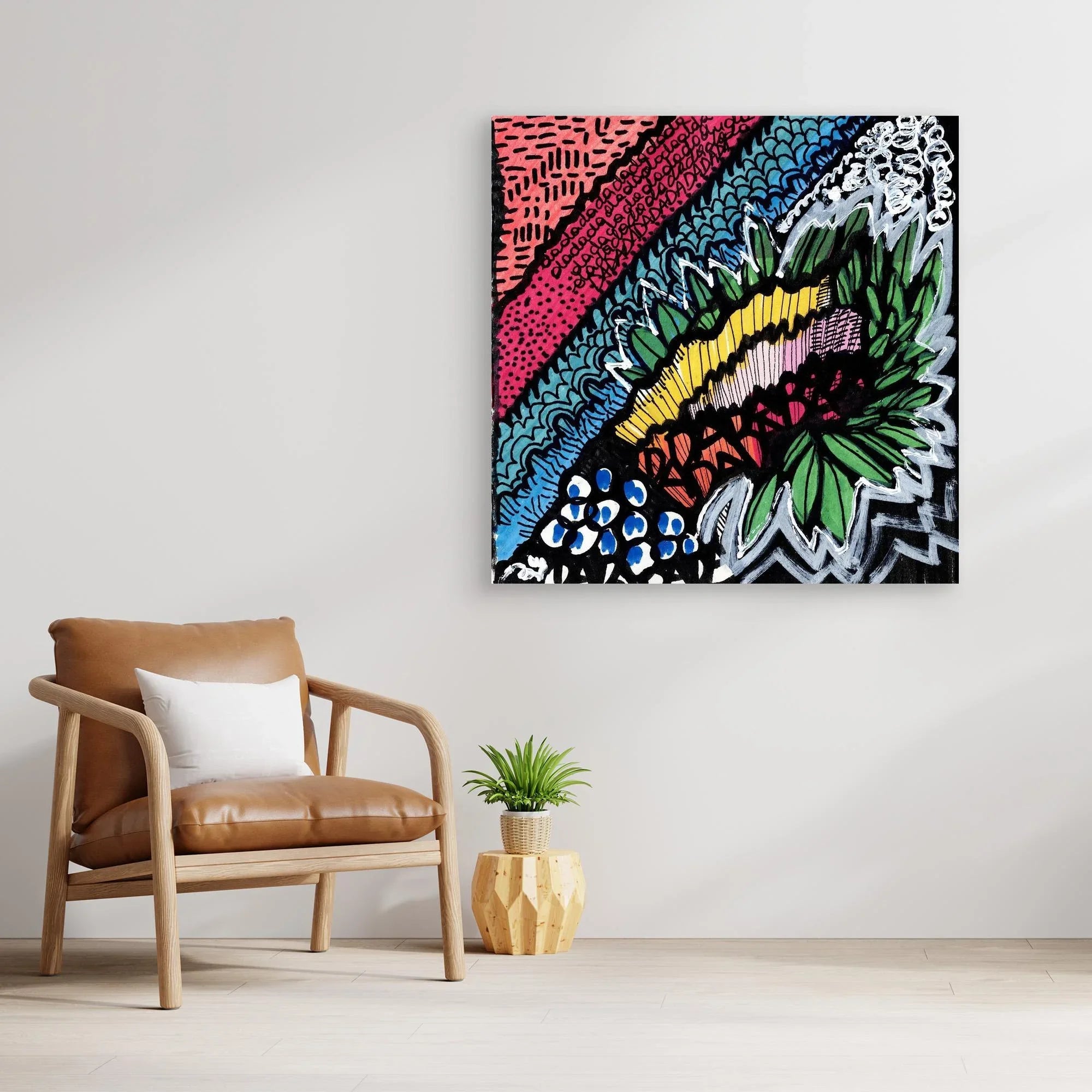 Canvas Print: Garden Dada - Silvia Pusceddu | Contemporary Art Prints