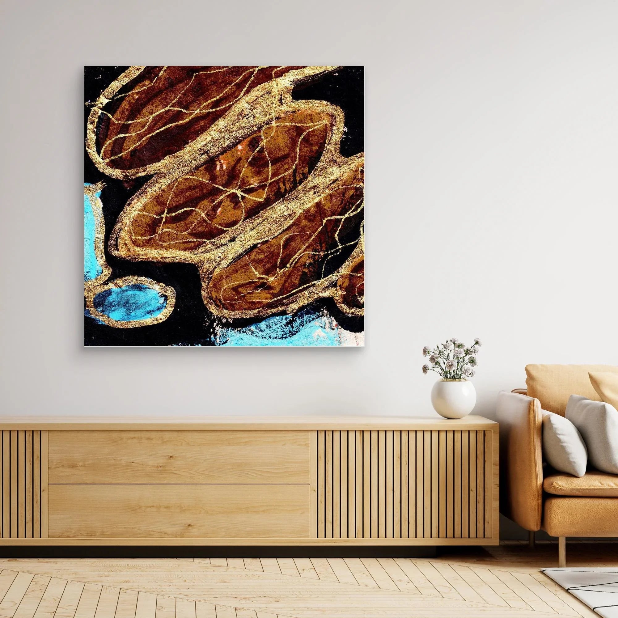 Canvas Print: Roots of Light - Silvia Pusceddu | Contemporary Art Prints