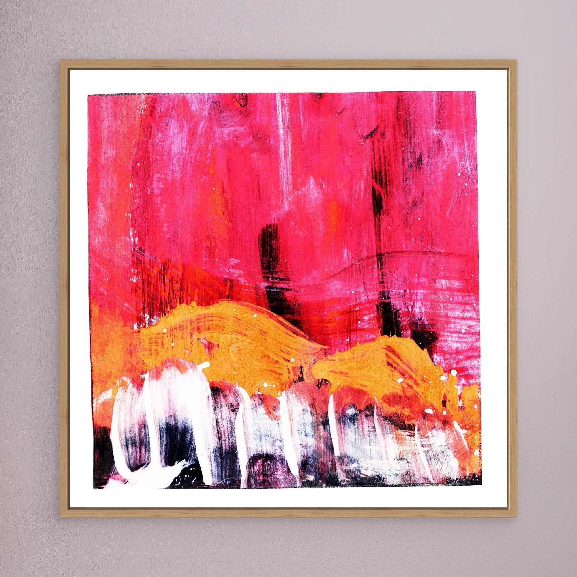 Canvas Print: Hong Kong Light Show II - Silvia Pusceddu | Contemporary Art Prints