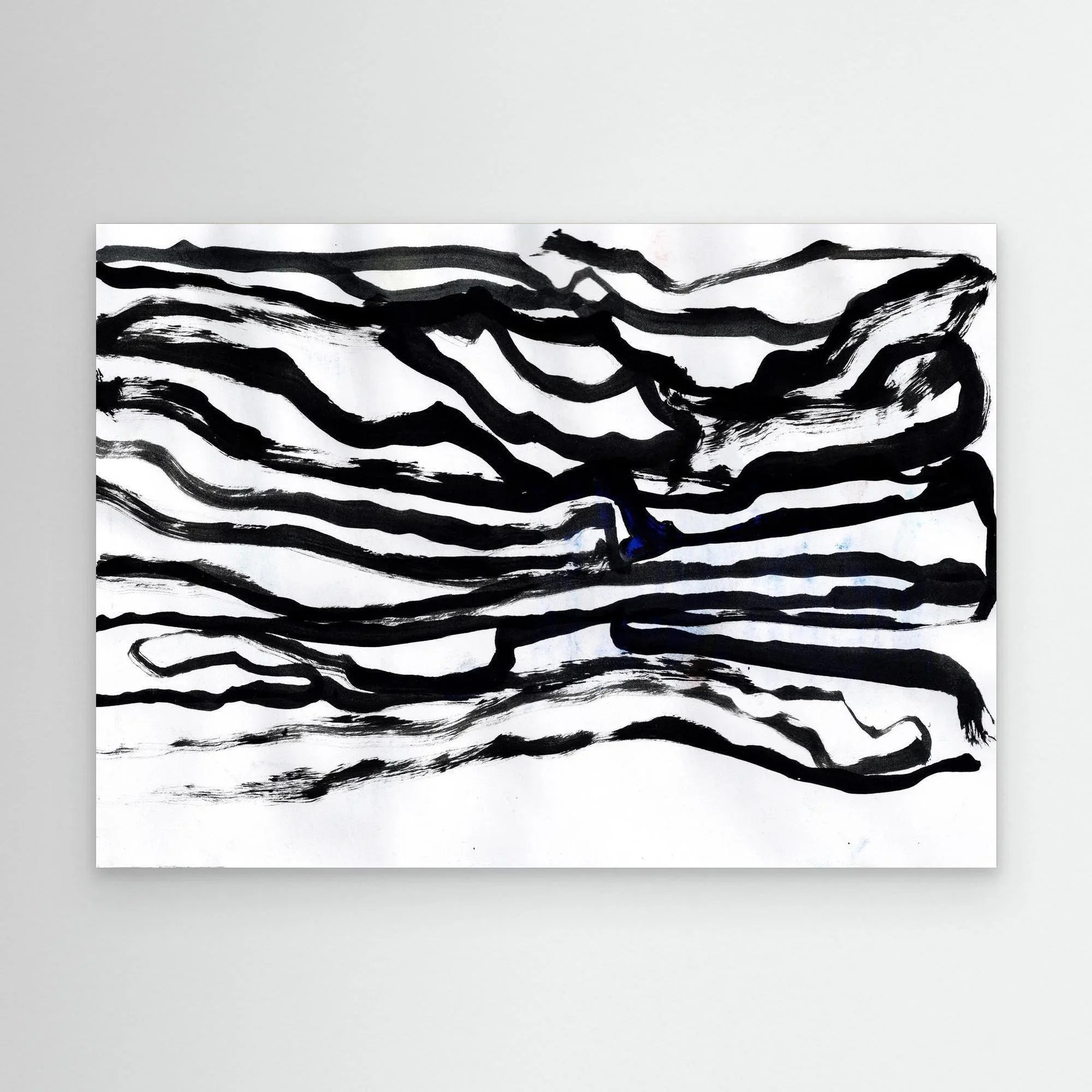 Canvas Print: Black Web - Silvia Pusceddu | Contemporary Art Prints