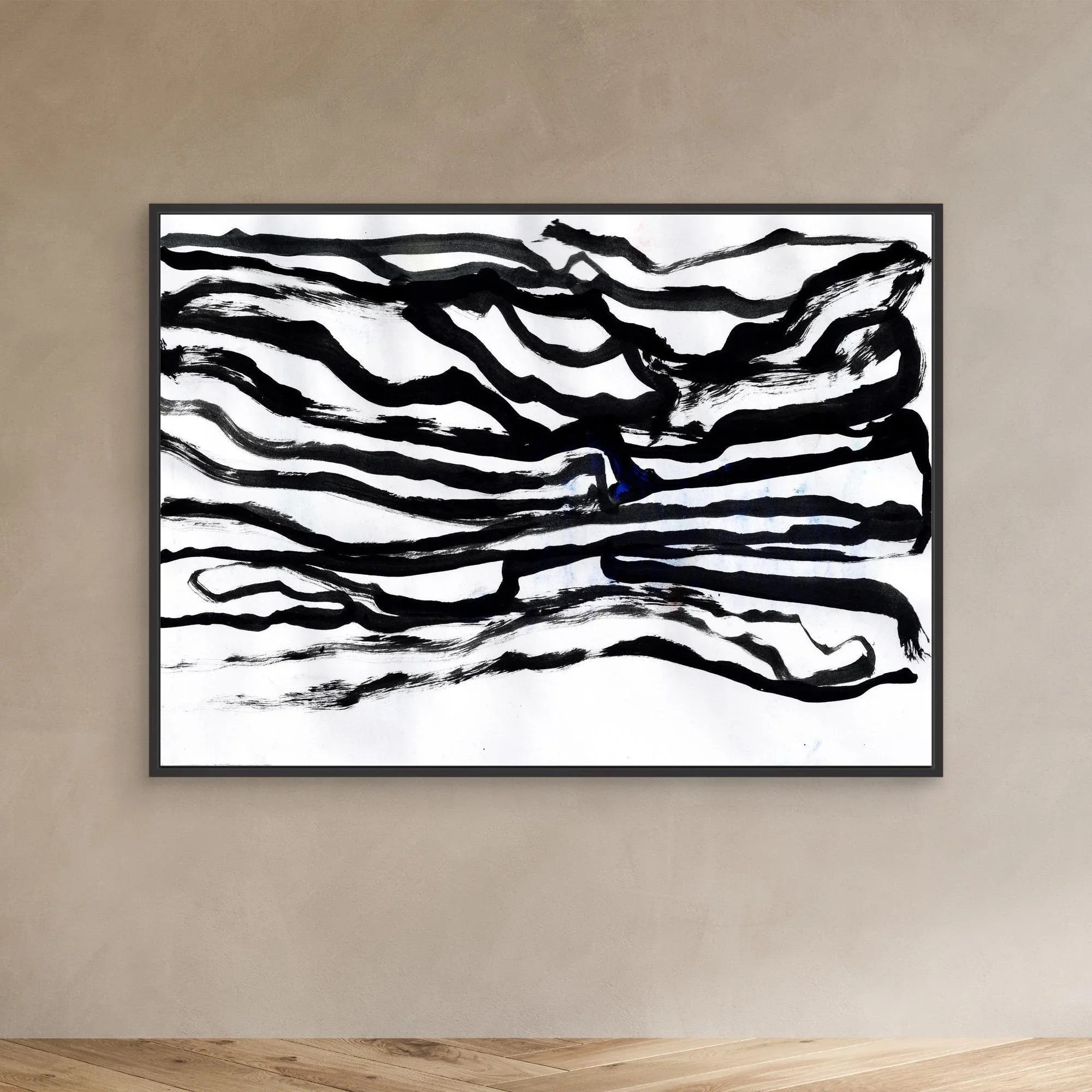 Canvas Print: Black Web - Silvia Pusceddu | Contemporary Art Prints