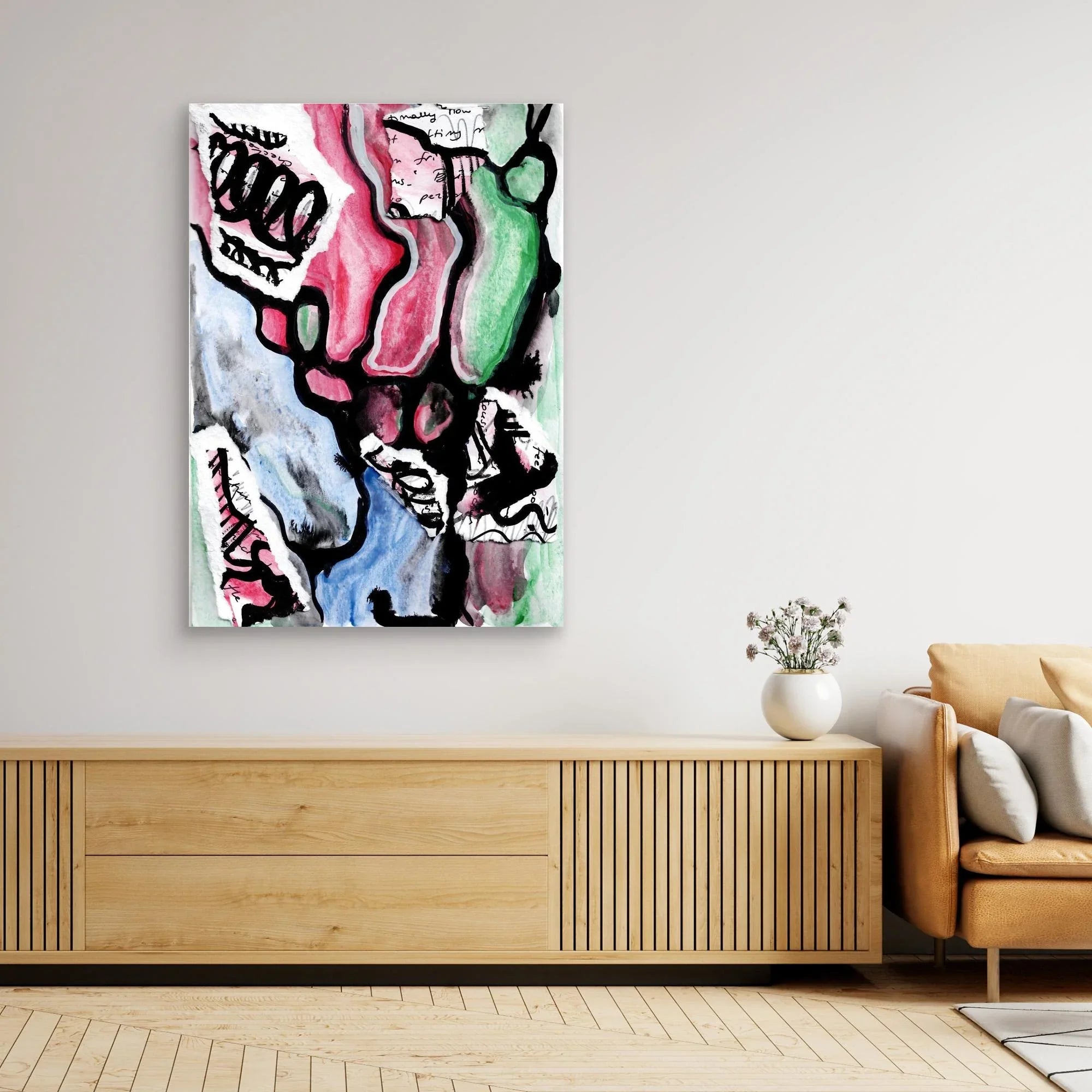 Canvas Print: Touched - Silvia Pusceddu | Contemporary Art Prints