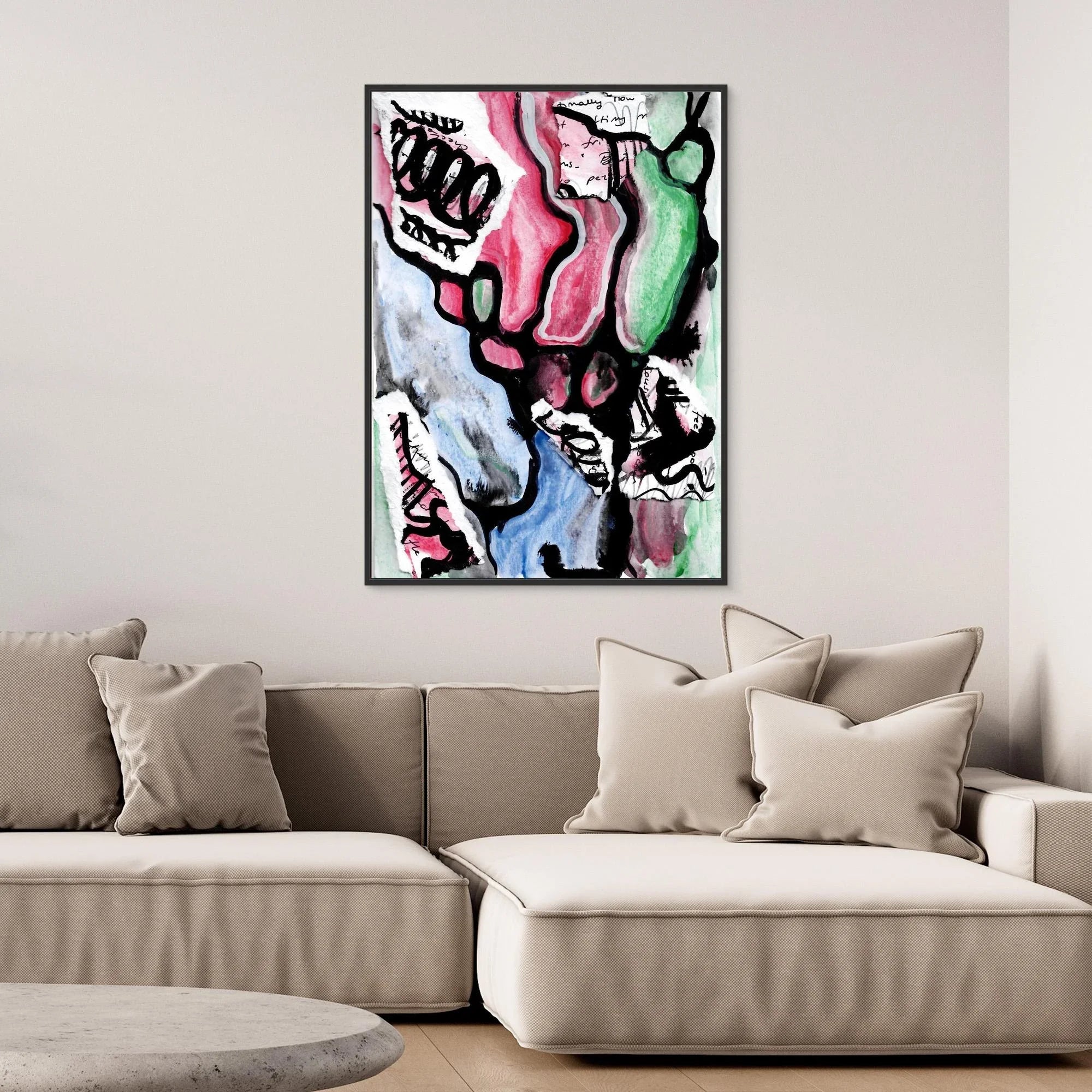 Canvas Print: Touched - Silvia Pusceddu | Contemporary Art Prints