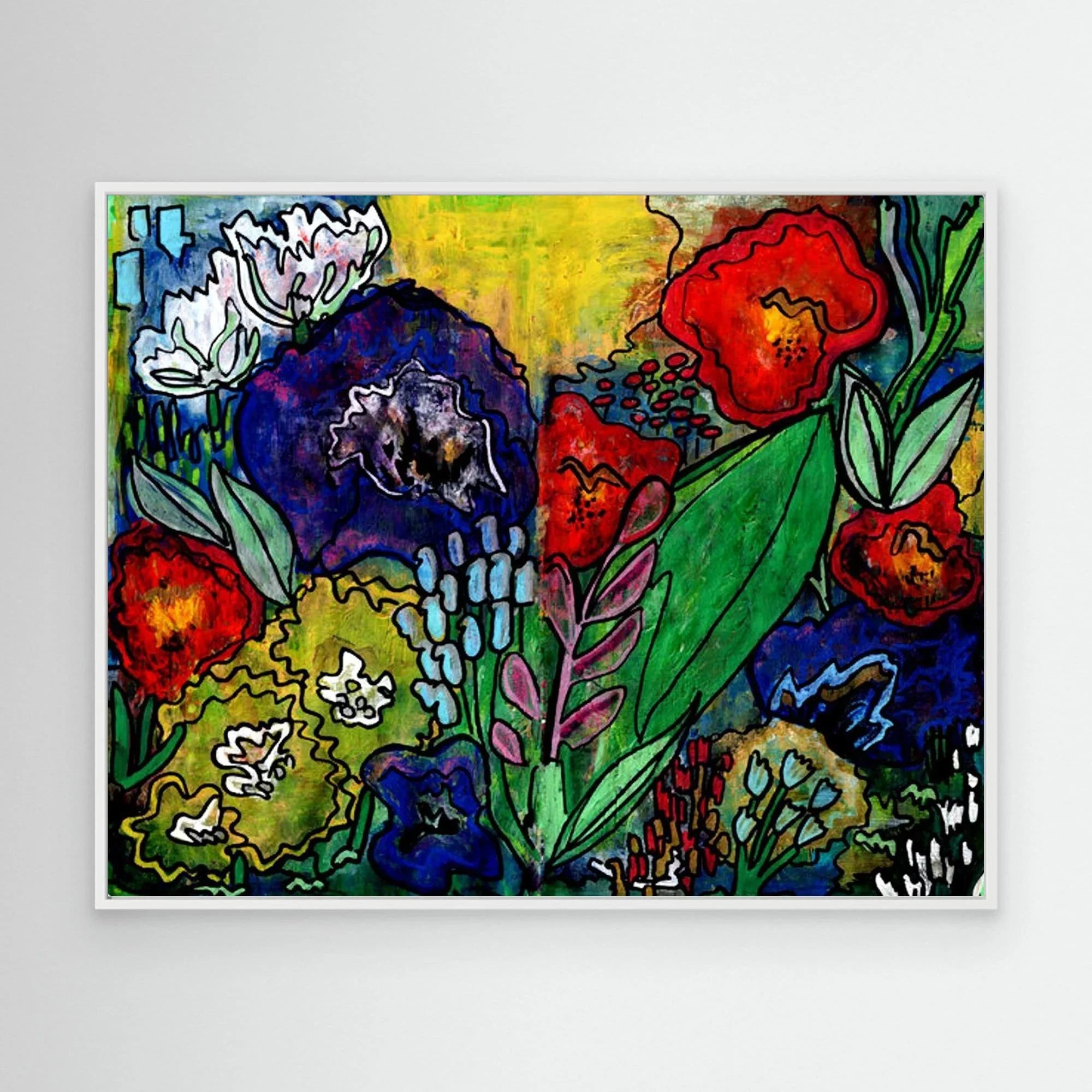 Canvas Print: Dusky Bloom - Silvia Pusceddu | Contemporary Art Prints