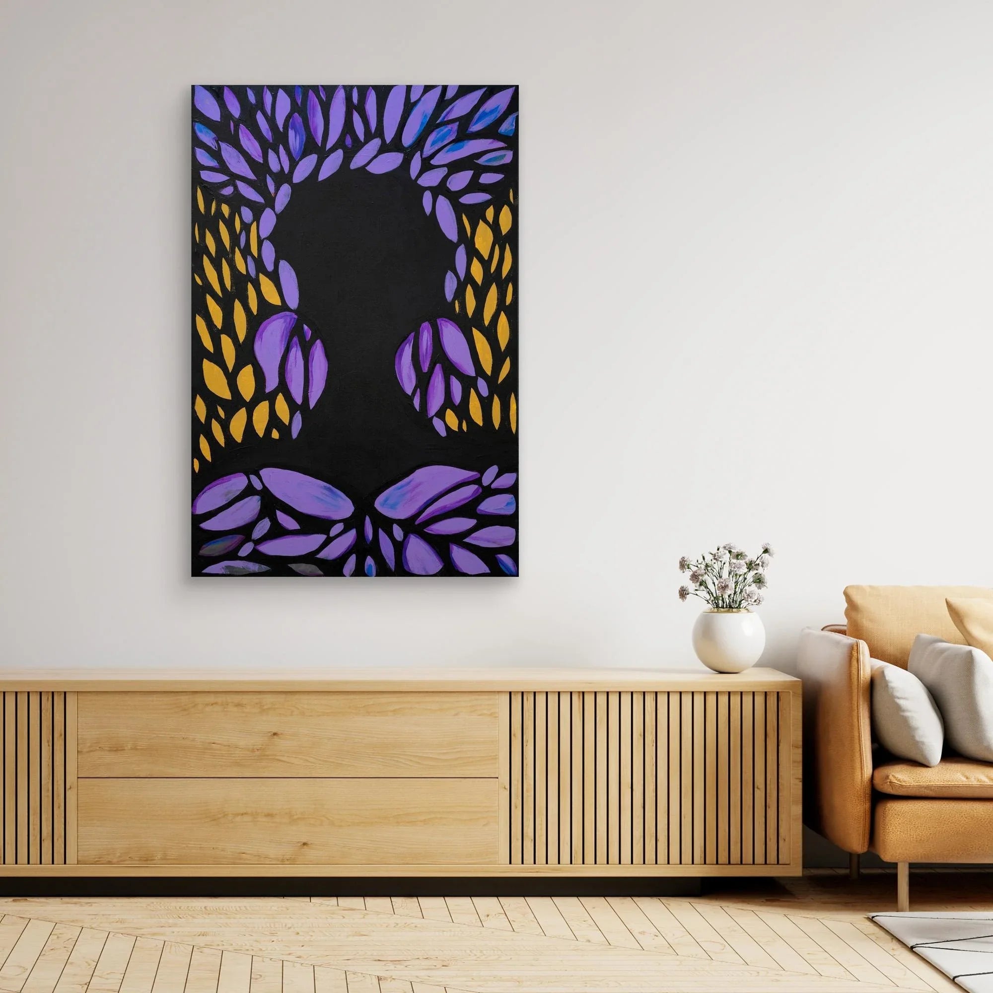 Canvas Print: Viola - Silvia Pusceddu | Contemporary Art Prints