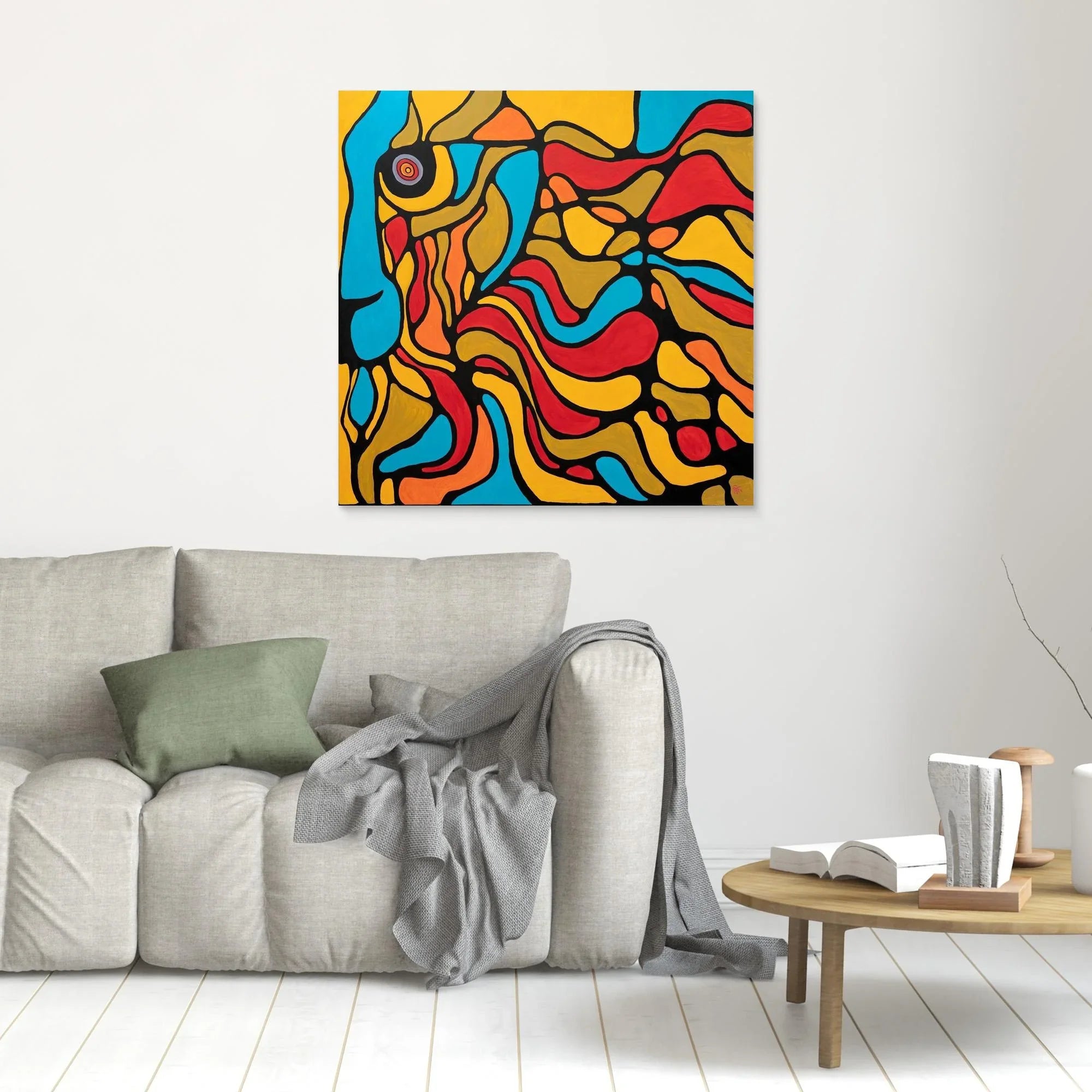 Canvas Print: King - Silvia Pusceddu | Contemporary Art Prints