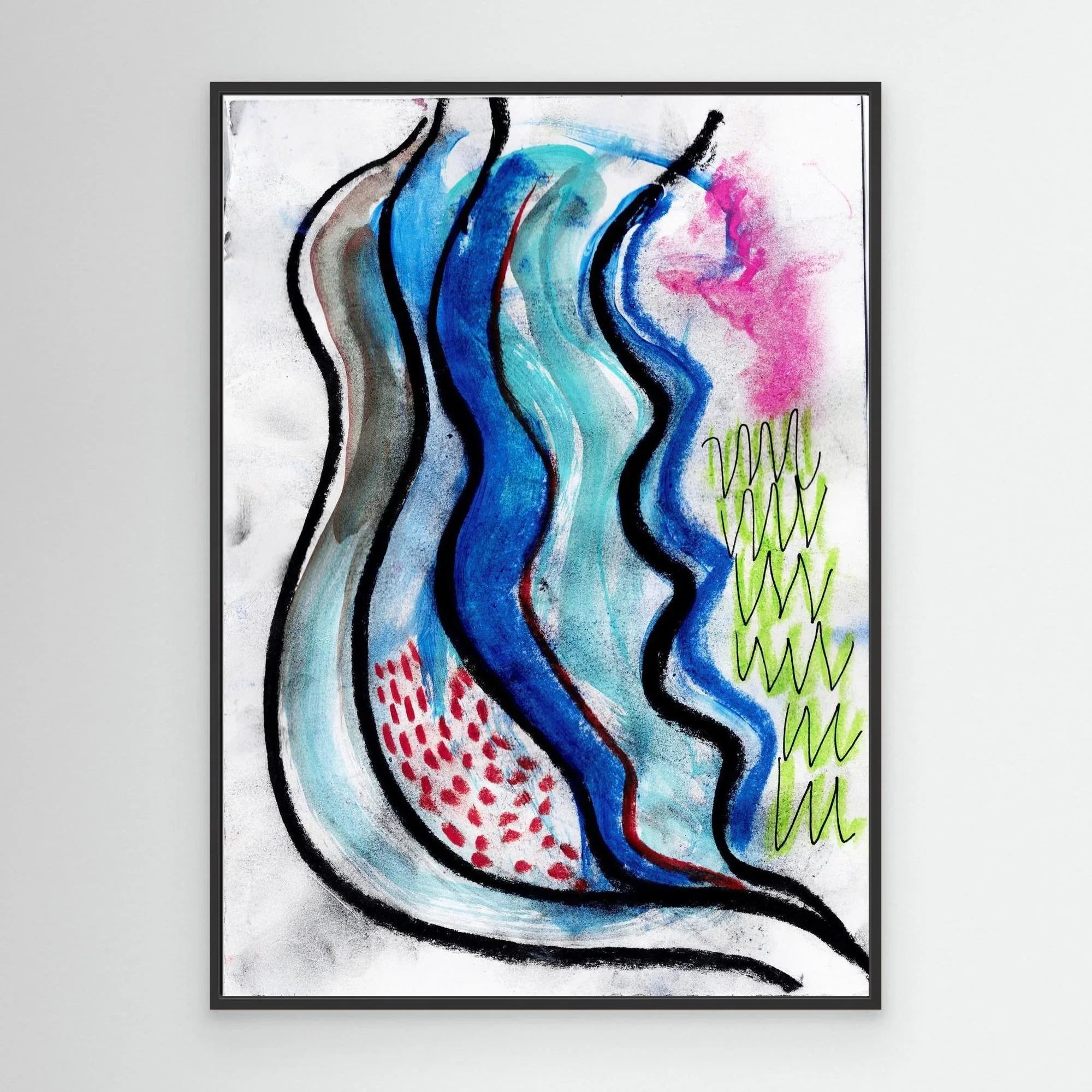 Canvas Print: Feathers - Silvia Pusceddu | Contemporary Art Prints