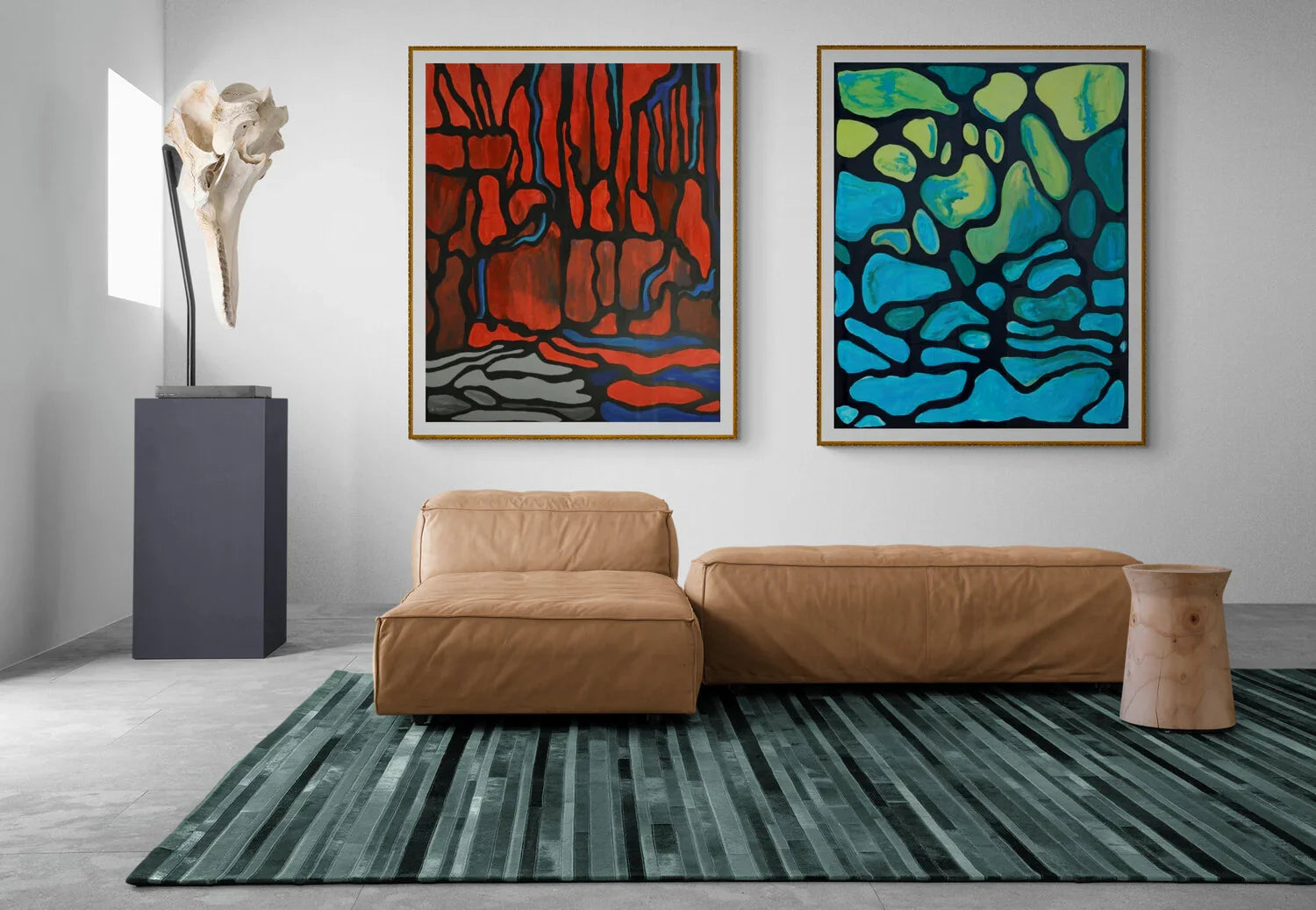 Canvas Print: Ver-Nyx - Silvia Pusceddu | Contemporary Art Prints