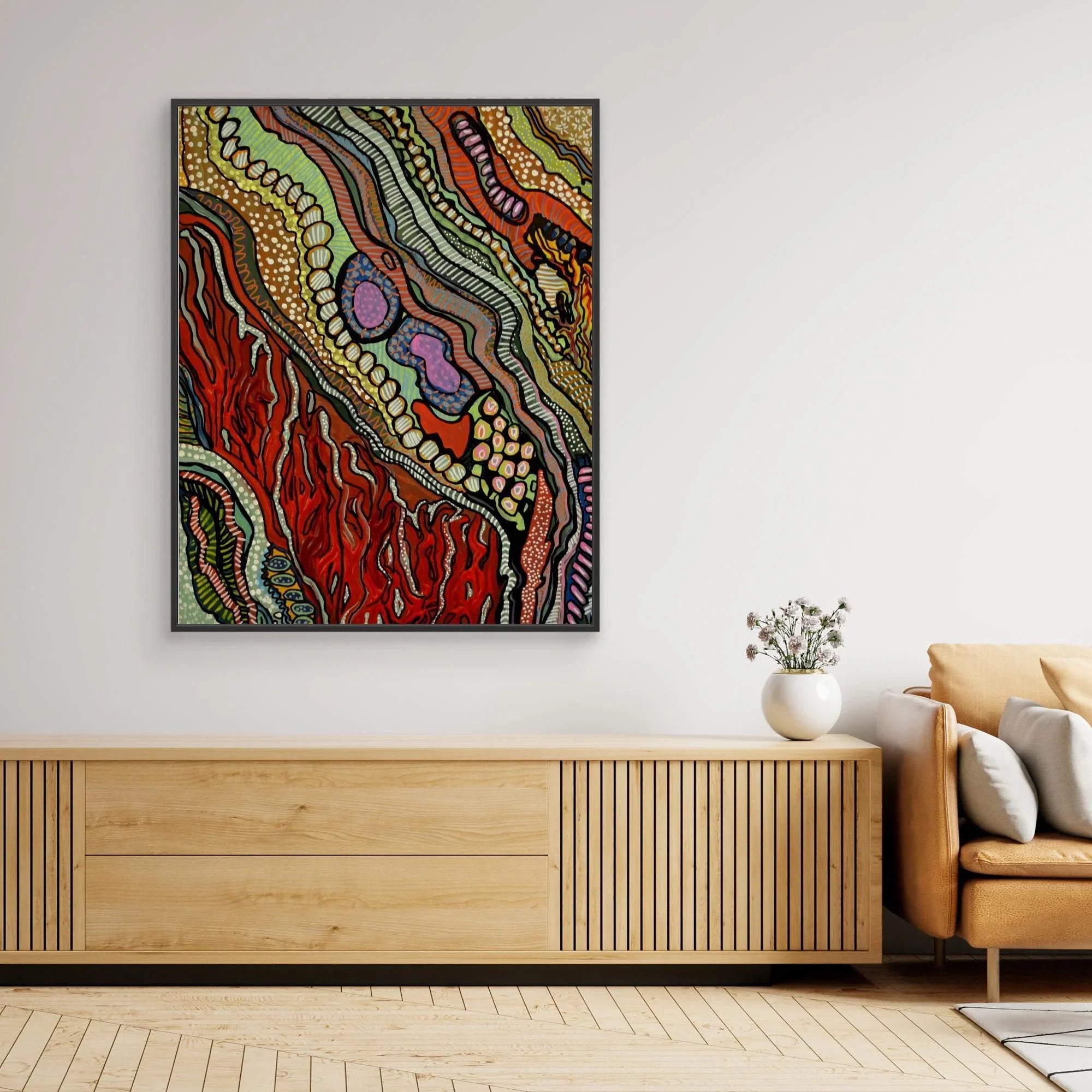 Canvas Print: Coral - Silvia Pusceddu | Contemporary Art Prints