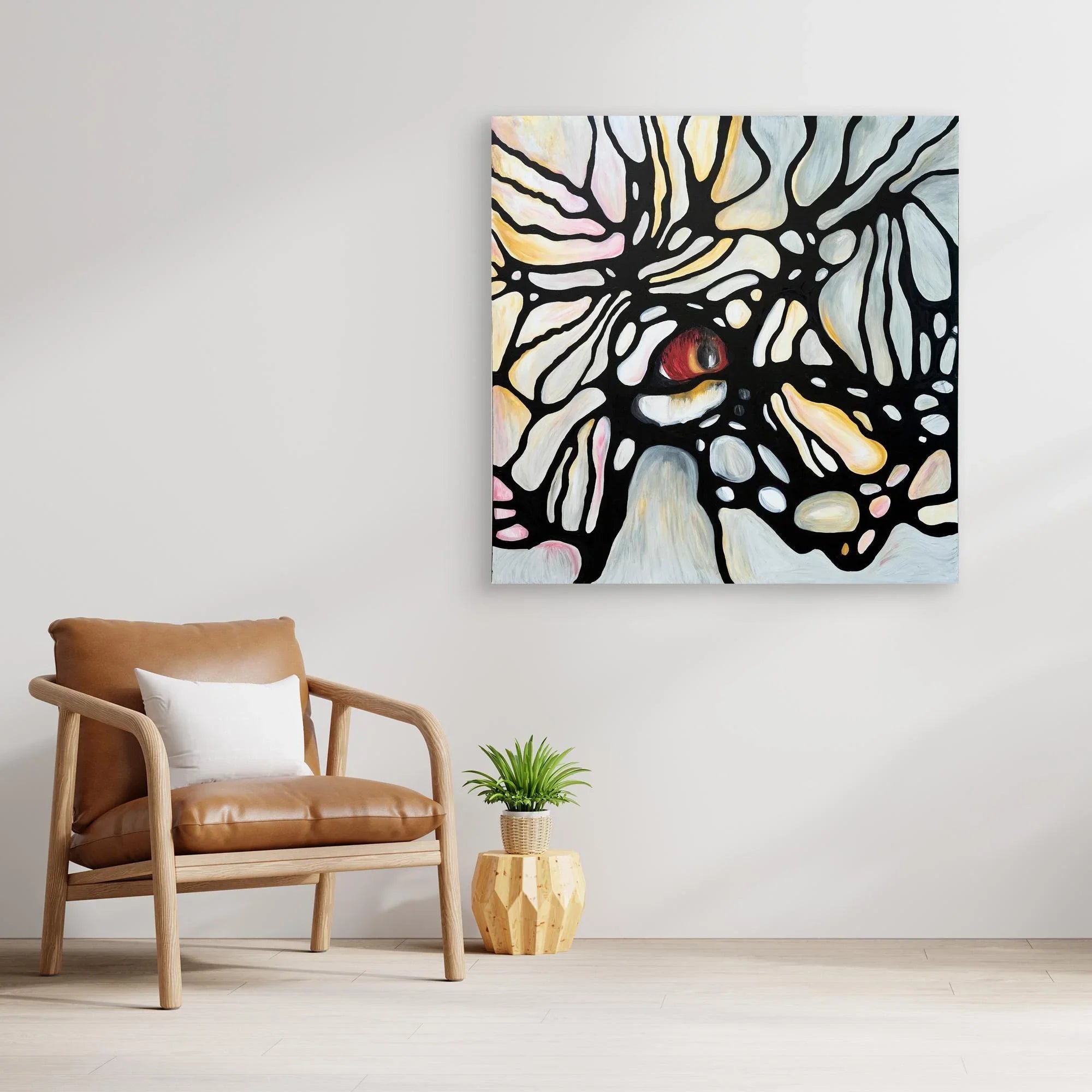 Canvas Print: Zebra - Silvia Pusceddu | Contemporary Art Prints