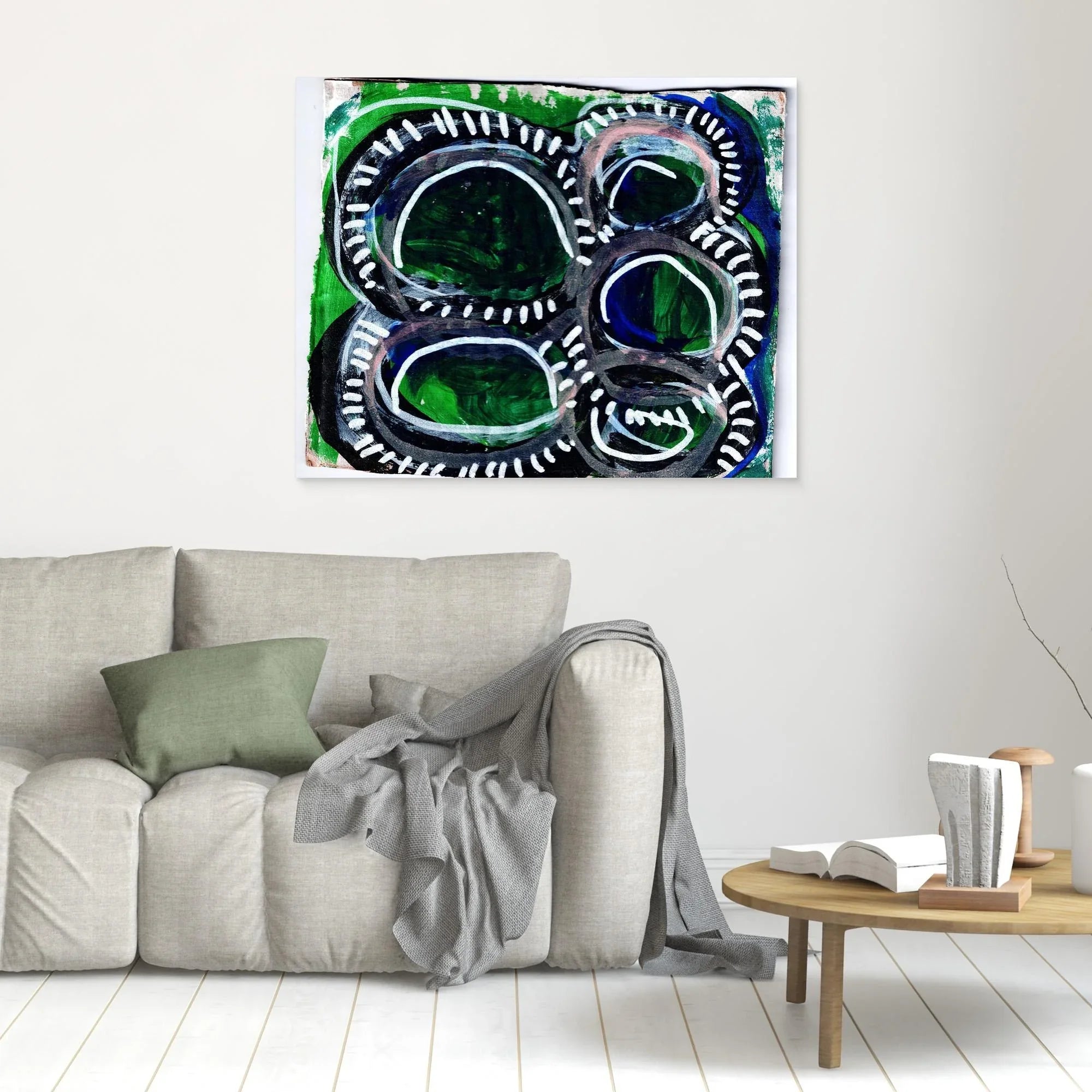 Canvas Print: Bubbles - Silvia Pusceddu | Contemporary Art Prints