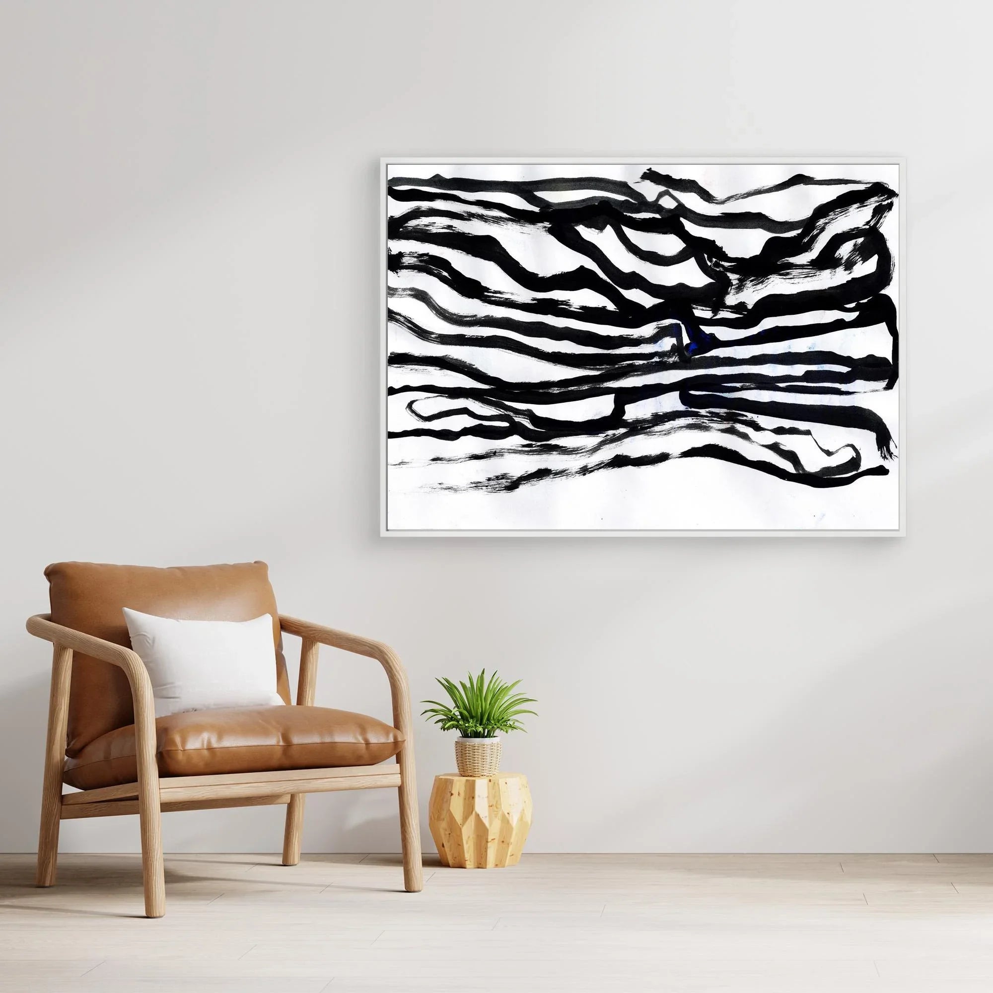 Canvas Print: Black Web - Silvia Pusceddu | Contemporary Art Prints