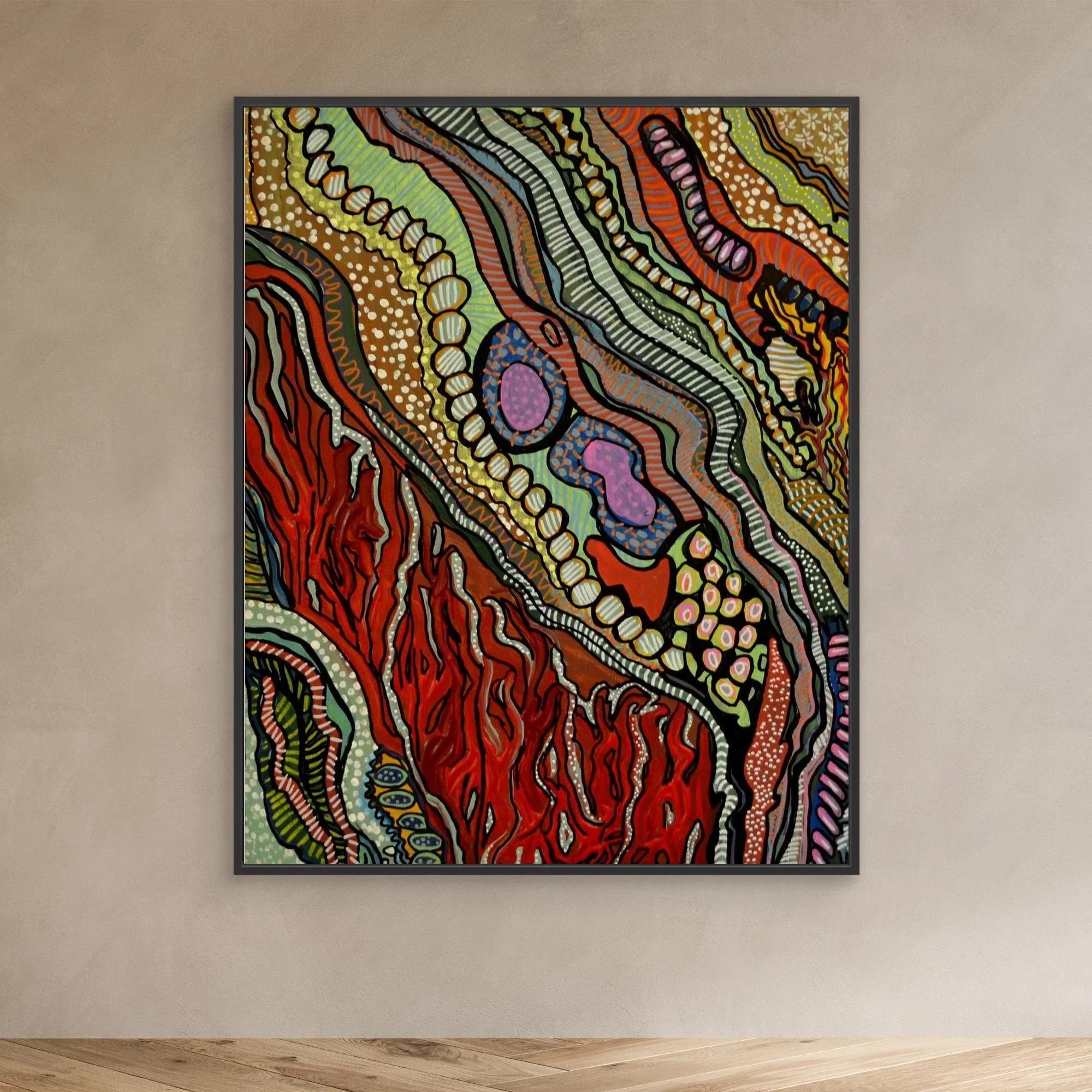 Canvas Print: Coral - Silvia Pusceddu | Contemporary Art Prints